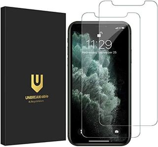 UNBREAKcable Tempered Glass for iPhone 11 Pro Max/XS Max [6.5 inches-2 Pieces] 9H Hardness Screen Protector Film/2.5D Double Defence Screen Protector – [Anti-Scratch, Anti-Fingermarks, Bubble Free]