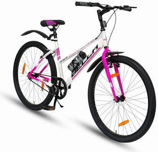 VESCO Bella 26T Ladies Cycle for Women | Single Speed | Rigid Fork | Frame 16 Inch | Ideal for 13+ Years Girls City Bike (Pink)