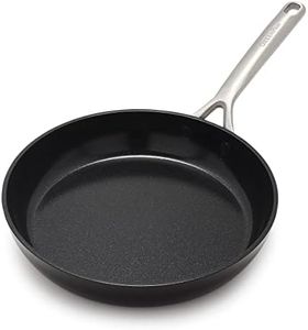 GreenPan GP5 Hard Anodized Advanced Healthy Ceramic Nonstick, 10" Frying Pan Skillet, PFAS-Free, Induction, Dishwasher Safe, Oven & Broiler Safe, Black