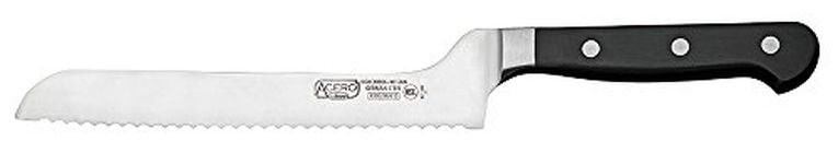 Winco Offset Bread Knife, 8-Inch, Stainless Steel