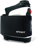 STICKIT Magnetic Rangefinder Strap | Strong Magnet Securely Holds to Golf Carts and Golf Clubs for Easy Access | Slim, Form Fitting, Size Adjustable | Gen3 Black