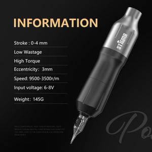 STIGMA Wireless Tattoo Pen Kit – Rotary Machine with Power Supply