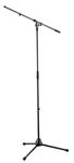 K&M Stands 25400 Black Hi-Level Mic Stand with Long Boom Arm