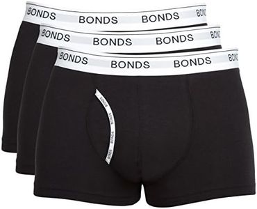 Bonds 3 x Guyfront Trunk Mens Underwear Undies Black/White XL Multi-Colored