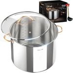 Ciwete Stock Pot 20 Quart, 3 Ply St