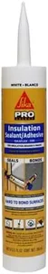 Sikaflex Insulation Sealant & Adhesive, White, Flashing Sealant, Bonds to Most Insulation Boards and Wraps, 9 fl.oz. Cartridge