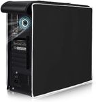 PC Computer CPU Host Dust Cover, Waterproof Desktop Mid-Tower Case Protector, Computer Host Dust Cover Desktop PC CPU Full Case with Zipper, CPU Tower Covers Accessories (10.6W x 20.5H x 24.4D inch)