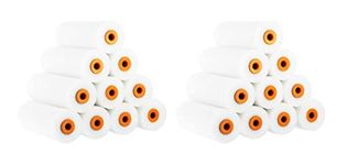 TICSER 4 Inch Foam Paint Roller Refills Foam, Foam Paint Roller Set, for Professional Use (Pack of 20, Without Handle)