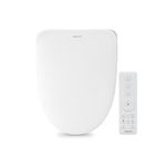 Aquatiz Auto Open Close Bidet Toilet Seat, Elongated with Endless Warm Water, Seat Heating, Night Light, Warm Air Dryer, Advanced Bidet Attachment for Toilets