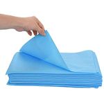 RXSHOPY Blue Disposable Bed Sheets Pack of 10 pcs (48" x 82")