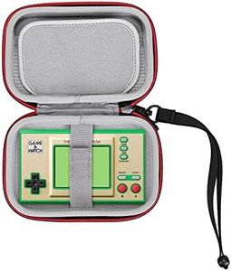 RLSOCO Carrying Case for Nintendo Game & Watch: Super Mario Bros/The Legend of Zelda (Black Zipper)