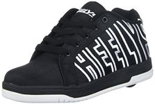 Heelys Kids Split Sneaker, Black/White, 6 Medium US Big Kid