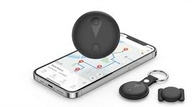 Magnetic GPS Tracker for Vehicles and Dogs, No Monthly Fee Real-Time GPS Locator, Waterproof Mini Anti-Lost Tracking Device Compatible with Android & iOS iPhone, Long Battery Life