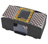 Bemecato Card Shuffler 1-2 Deck, Automatic Electric Playing Card Shuffler, Battery Operated Poker UNO Shuffling Machine, for Family Party Games