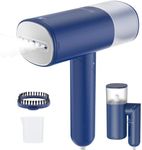 Handheld Steamer for Clothes, 1200W Foldable Travel Steamer, 20 Sec Preheat Garments Wrinkle Remover, 120V Portable Hand Steamer with 150ml Water Tank, Clothes Steamer for Home Travel-BLUE