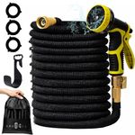 Generic Arubee Expandable, Flexible, Garden Hose 100 ft (Black)