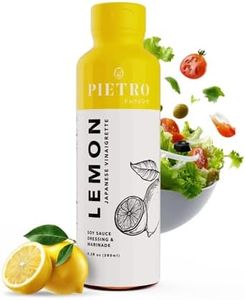 Pietro Lemon Japanese Style Marinade & Vinaigrette - No Preservatives, Non-GMO Fresh Lemon Flavor for Salad Dressing, Seafood, Noodles & Chicken - 9.3 oz