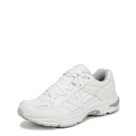 Vionic Men's 23Walk 2.0 Oxford Trainer | White Leather | Wide Fit | Lace-Up Walking Shoe | VIO Motion Arch Support & Plantar Fasciitis Relief | UK 11