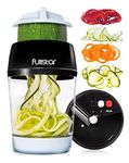 Spiralizer for Vegetables - Vegetable Slicer - Zucchini Courgette Spiralizer Zoodles Noodles Spaghetti Maker - Veggie Veg Carrot Cucumber Slicer Spiral Cutter - Kitchen Tools & Gadgets (4-in-1)