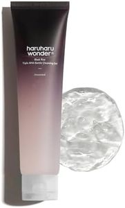 HARUHARU Wonder Black Rice Triple AHA Gentle Cleansing Gel 3.38 fl oz, Hydrating Cleansing gel, Gentle exfoliating, Vegan, Travel essentials