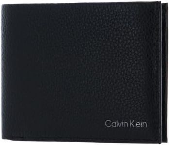 Calvin Klein Accessories Men's Warmth Bifold 5Cc W/Coin L K50K507896_BAX Warmth Bifold 5Cc W/Coin L, CK Black