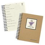 Write it Down series by Journals Unlimited, Guided Journal, Me, A Personal Journal, Full-size 7.5"x 9", Kraft Hard Cover, Made in USA