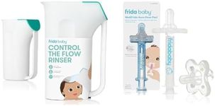 Frida Baby Control The Flow Polypropylene ABS Rinser, Bath Time Rinse Cup Removable Rain Shower Medicine Pacifier, Accu-Dose Pacifier