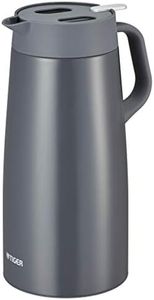Tiger PWO-A200HD Hot and Cold Insulated Tabletop Pot, Large Capacity, 6.6 gal (2.0 L), Dark Gray
