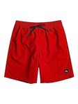 Quiksilver Boys Everyday Volley 15 Swim Shorts, Red, L EU