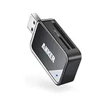 Anker 2-in-1 USB 3.0 SD Card Reader for SDXC, SDHC, MMC, RS-MMC, Micro SDXC, Micro SD, Micro SDHC and UHS-I Cards