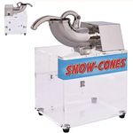 GiantexUK Commercial Ice Crusher Machine, 200KG/H Stainless Steel Electric Ice Shaver with Dual Blades & Large Box, Snow Cone Maker Machine for Home, Shop, Restaurant and Bar