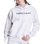 Champion Women's Boyfriend Reverse Weave Hoodie, Gfs Silver Grey-586726, X-Large