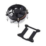 YINETTECH CPU Cooling Silent Fan with Heatsink, Compatible with Intel I3 I5 LGA 1150 1155 1156-3W 2200 RPM