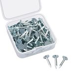 Tacwise 1121 Typ 3,1/75mm verzinkte Streifennägel Ring, 2200 Stück, Silber