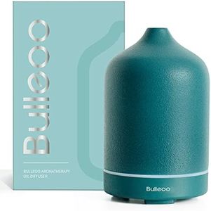 BULLEOO Essential Oil Diffuser,Nature Ceramic Diffuser,Stone Ultrasonic Essential Oil Diffuser for Aromatherapy (Blue)