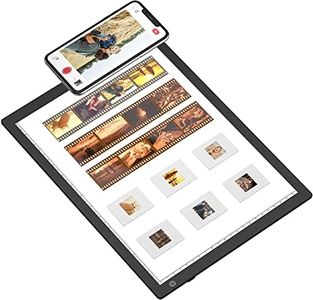 eyesen Slide Scanner Ultra Thin Portable 12 x 9 Inch LED Light Panel Film Viewer, Scan and Converter 35 mm Slides and Negatives in Digital JPG Images with Smartphone Camera