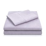 MALOUF Double Brushed Microfiber Super Soft Luxury Bed Sheet Set - Wrinkle Resistant - King Size - Lilac