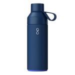 Ocean Bottle | Plastic Collection Funding Reusable Water Bottle | BPA Free | 100% Dishwasher Safe | Home Recyclable | Double Wall Vacuum Insulated Thermo | NFC Chip Activated | Ocean Blue| 217 x 68 mm