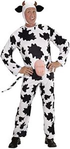 W WIDMANN MILANO Party Fashion - Costume Gaia la vache, combinaison avec pis, déguisement d'animal, ferme, farm, carnaval