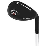 MAZEL Golf Lob Wedge for Men & Women - 68,70,72 Degree High Loft Golf Club Wedge,Easily Escape Bunkers and Flop Shots – Legal for Tournament Play (Black 68 Degree Wedge)