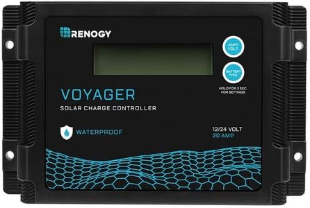 Renogy Voyager Waterproof 10A PWM Solar Charge Controller 12V 24V Volt Battery Regulator