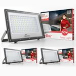 Murphy Steller LED 50W LED Flood Light, IP65 Rated Outdoor Light Pack of 3 (Cool White, BIS Approved)