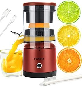 Citrus Juicer Machines Rechargeable - Portable Juicer with USB and Cleaning Brush for Orange, Lemon, Grapefruit