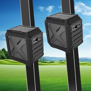 GIIKNEW 2-Pack Golf Cart Speaker with Deep Bass- 36H Playtime, 30W Stereo Sound Stereo Sound Magnetic Bluetooth Speaker, IPX7 Waterproof