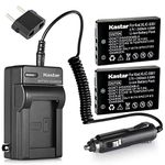 NEW Charger + 2 Battery for Kodak EasyShare Z730 Z7590 Z760 KLIC-5001 + car plug