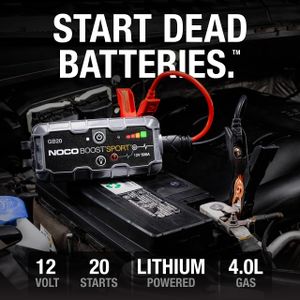 NOCO Boost GB20 500A Portable Jump Starter – Lithium Battery Pack