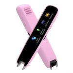 Zilimontt Intelligent Scanning Point Reading Pen,Multilingual Language Portable Translator,Scan Reader Pen For Dyslexia,Translate 123 Languages Offline(pink)