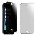 Amzer Kristal Tempered Glass HD Screen Protector Shield for Apple iPhone 5/5S/5C/SE - Retail Packaging