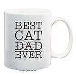 Best Cat Dad Ever Coffee or Tea Cup 11 oz or 15 oz Cat Rescue Cat Lover Gift Mug by BeeGeeTeesÃ‚® for Grandma's Kitty Rescue (11 oz) by BeeGeeTees