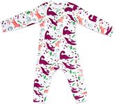 SleepingBaby Pajama with Zipper - Girl Dino - 9 Months